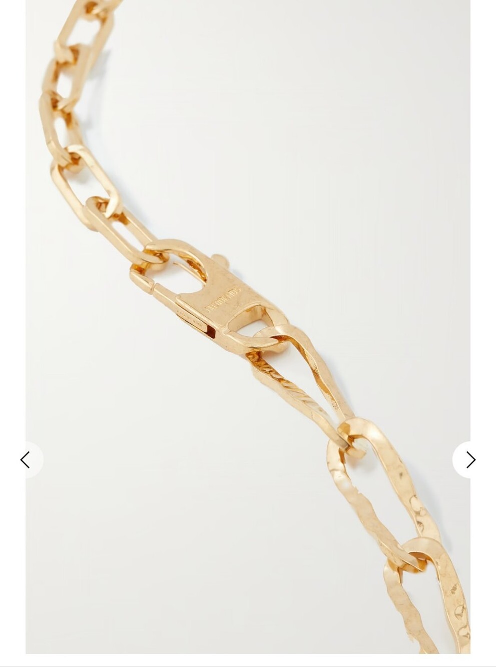 NWB JACQUEMUS Gold Le Collier Chiquito Necklace - Picture 4 of 16